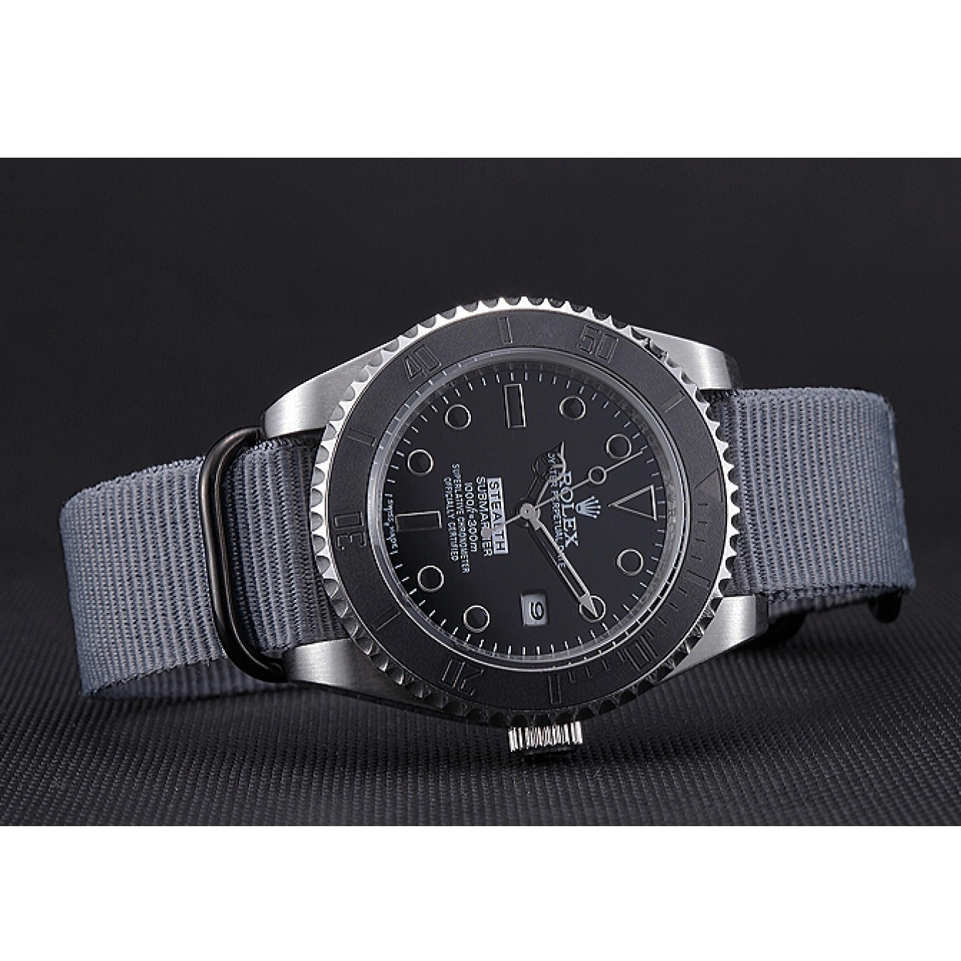 Aaa replica Submariner 621991 Rolex Stealth Grey 0613